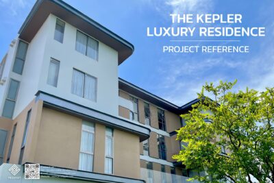 โครงการ The Kapler Luxury Residence สวนหลวง พระราม 9 - แต่งบ้านด้วยผนังหินอ่อนเทียม Sintered stone