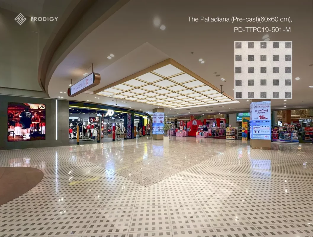 พื้นหินขัด Terrazzo - Palladiana at Central Pinklao